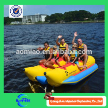 customized inflatable floating banana boat with cheap price